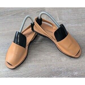 Dirty Laundry Tan Leather Sandals Women's Size 8